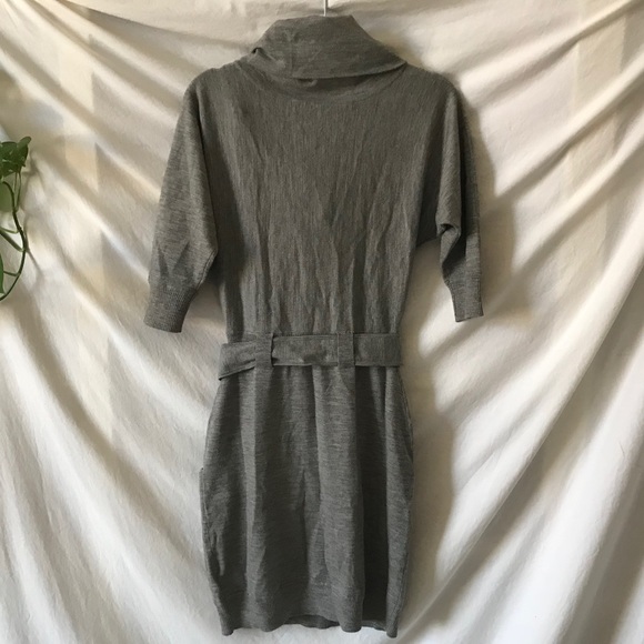 Karen Millen Gray Sweater Dress - Picture 4 of 6